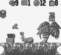 une photo d'Ã©cran de The Pagemaster sur Nintendo Game Boy